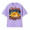 Heavy Metal Chicken Nuggets Funny Tshirt Men Women Fashion Retro Short Sleeve T Shirts High Quality 100 Cotton Comfort T Shirt