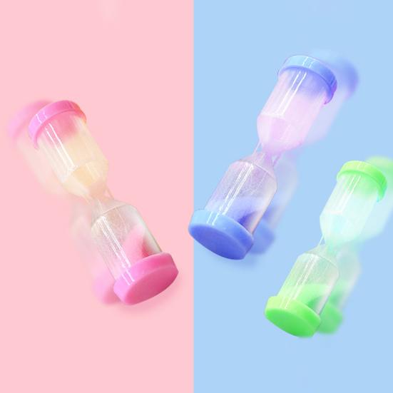 Kids Sand Hourglass Creative Colorful Time-conscious Portable Convenient Timing Smooth Surface Kids 20s Count Down Sandglass Timer Toy