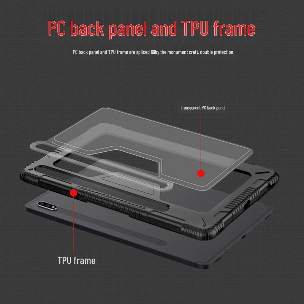 Samsung Galaxy Tab S7/S8 Protective Case with Pen Slot, Magnetic, 11-inch.