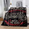 3D retro motorcycle  area Printing Blanket,Fashion Soft Cozy Living room Bedroom Sofa Bed Travel Blanket Birthday Gift