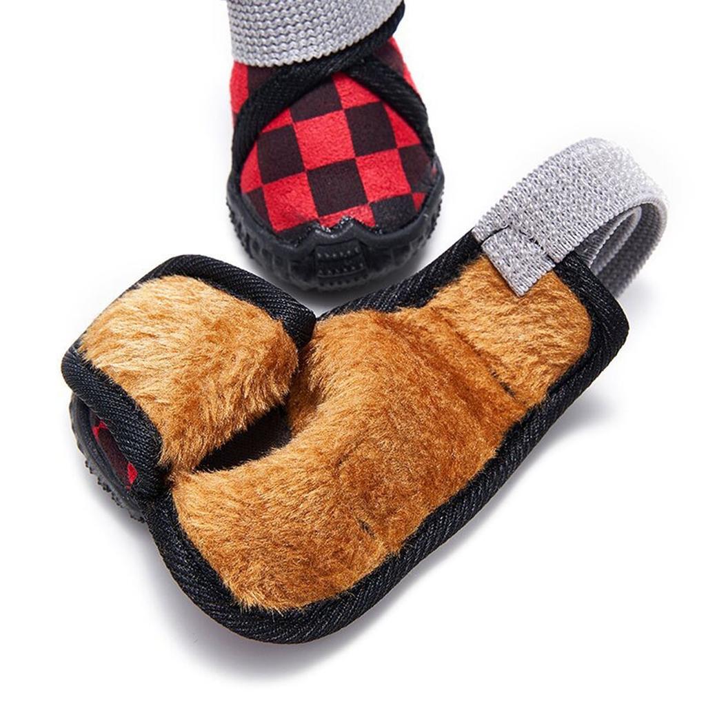 Small Dog Winter Boots, Warm Pet Shoes That Stay , Snow Boots for Pomeranian, Corgi & Small Dogs