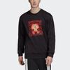 adidas Sweatshirts Men's Black Crew Neck Moderate Regular FT9758