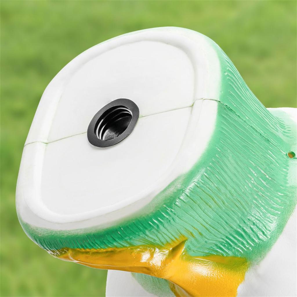 18cm White Goose Garden Decor Unique Outdoor Garden Landscape Animal Statue for House Decoration Animal Figurines Gift