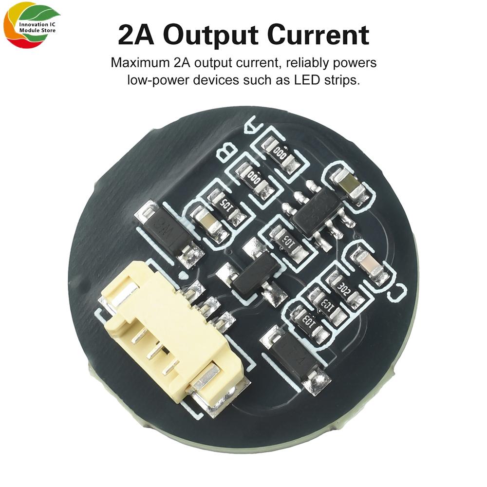 DC 3-30V Momentary/Latching LED Strip Touch Button Switch Sensor Module 3P Standard Interface Quick Wiring