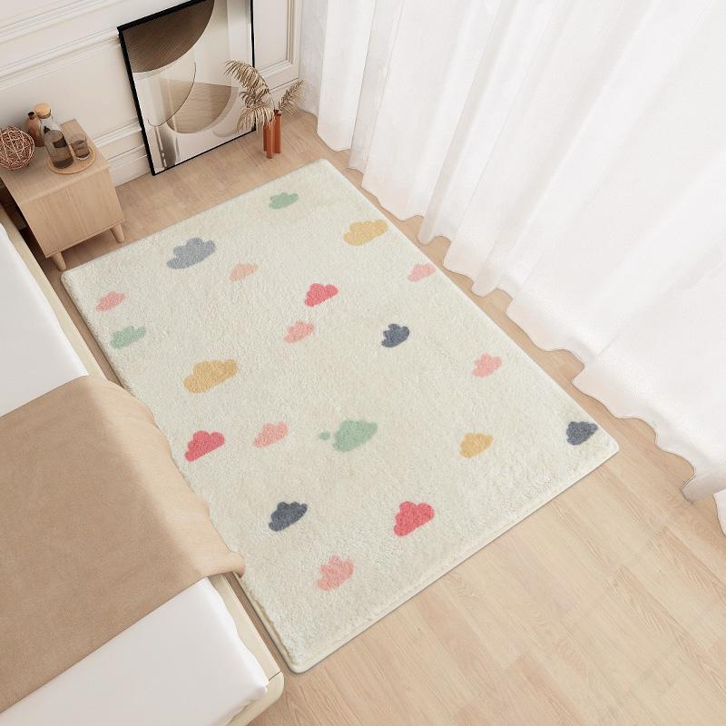 Modern Minimalism Bedroom Decor Carpet Large Area Carpets for Living Room Children's Room Fluffy Soft Rug Non-slip Washable Mat