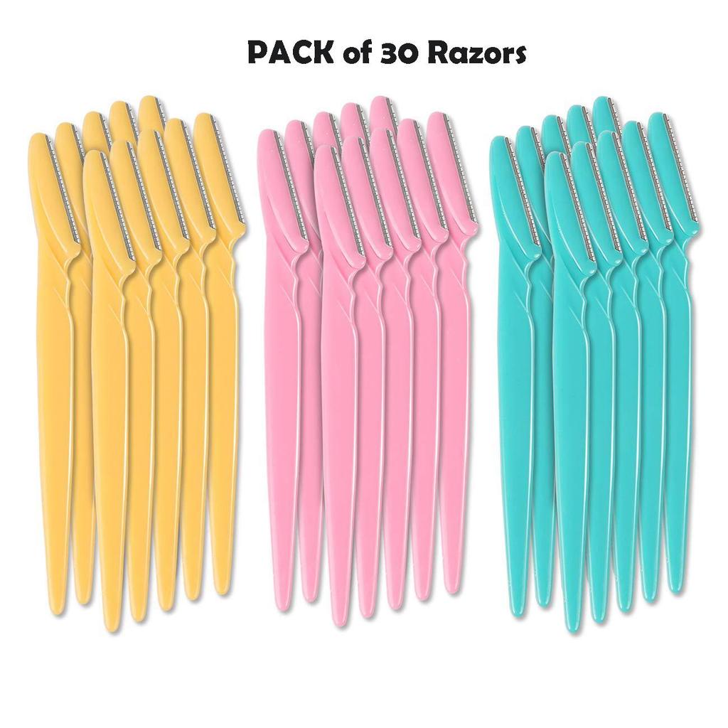 30 TK/Pakk Väike Professionaalne Trimmer Ohutu Tera Kujundusnuga Kulmukarvad Näokarvade Eemaldus Kaabits Raseerija Meik Ilutööriistad