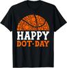 Happy Dot Day 2025 Polka Dot Basketball Lover Unisex T-Shirt