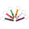 Aluminum Alloy Emergency Keyring Whistle Safety Survival Whistle for Hiking Camping Training Outdoors Sports Training