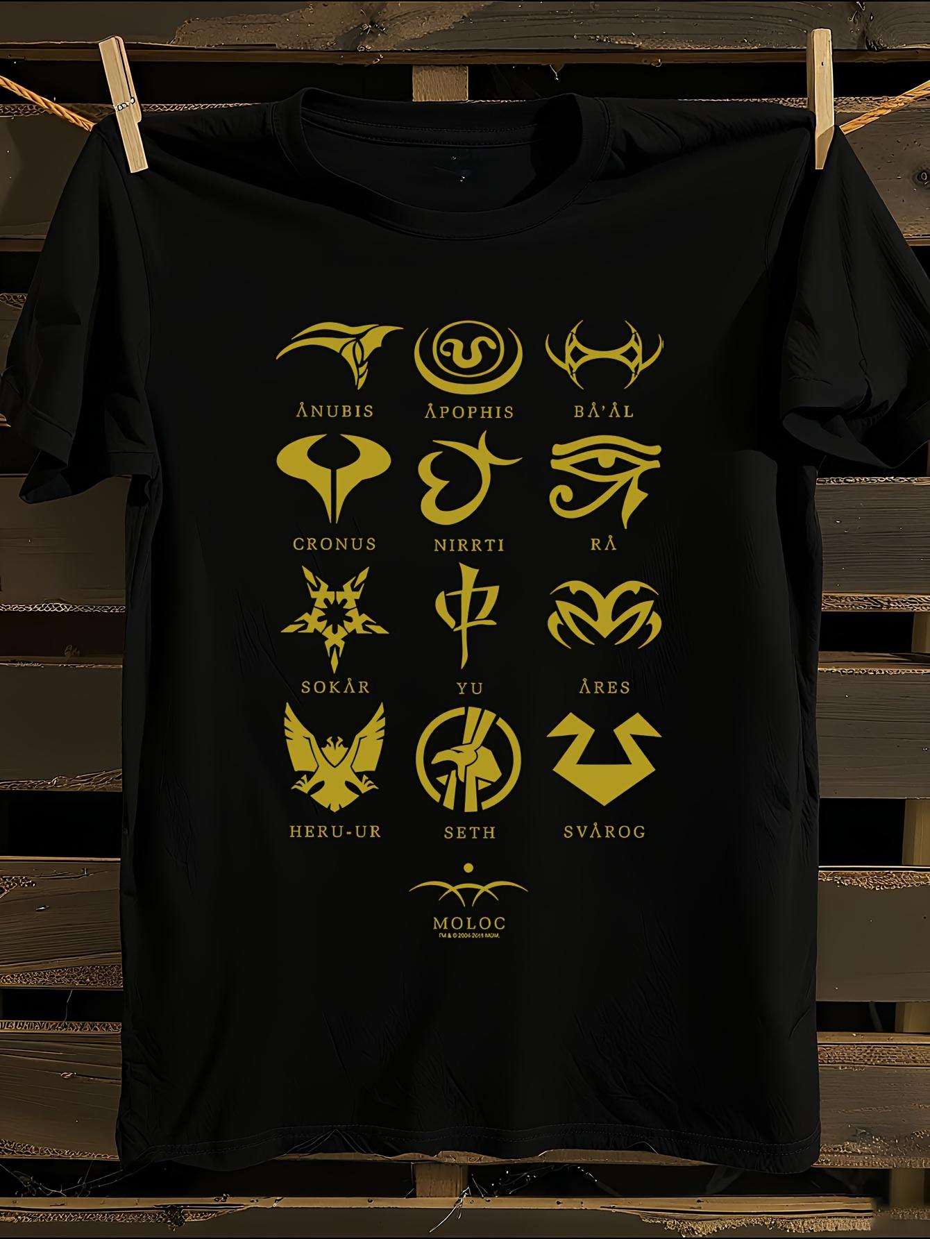 s Stargate SG-1 Goauld Alien TV Show Tshirt S