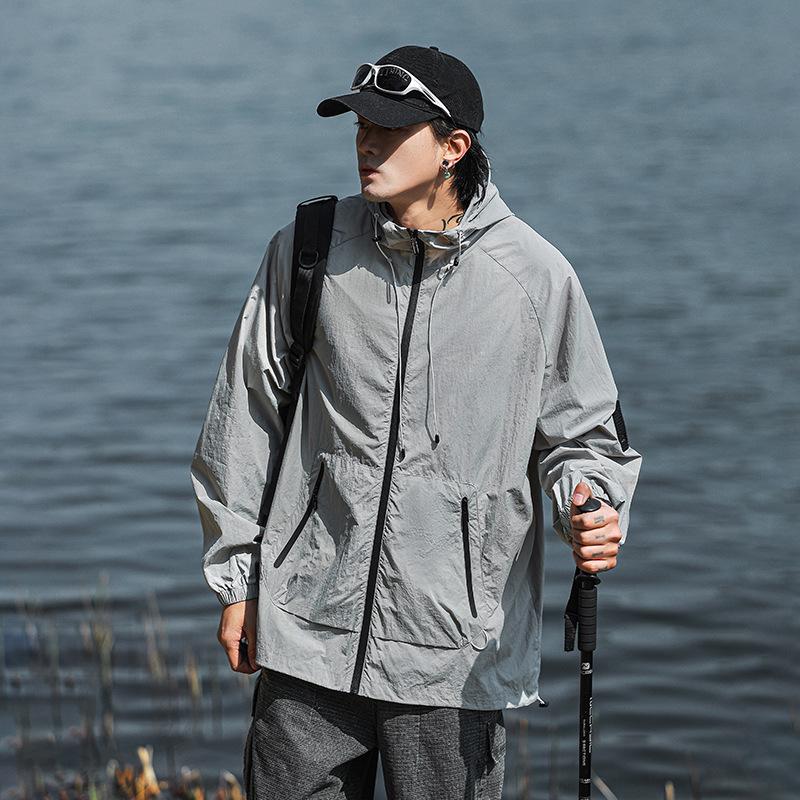 Ice Silk UV Protection Jacket - Unisex Summer Lightweight Sunproof Coat for Fishing & Outdoor Sports