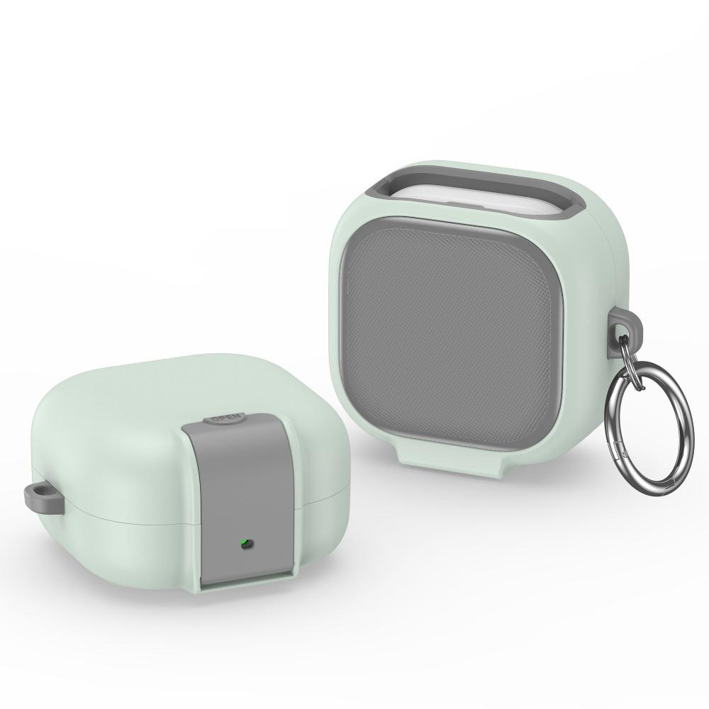 New Anti-fall Phone Holder Earphone Case with Keychain Wear-resistant Bluetooth Headphone Cover for Samsung Galaxy Buds 4/4Pro