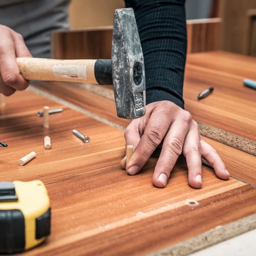 KKLM Wooden Dowels, 5x20mm, for Furniture Joints, Wooden Dowel Pins, Shelf Brackets, Dowels, Approximately 200 Pieces, DIY Joints