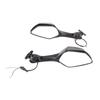 Motorcycle Rear View Mirrors with LED Turn Signal Lights Replacement for NINJA ZX10R 2011?2015