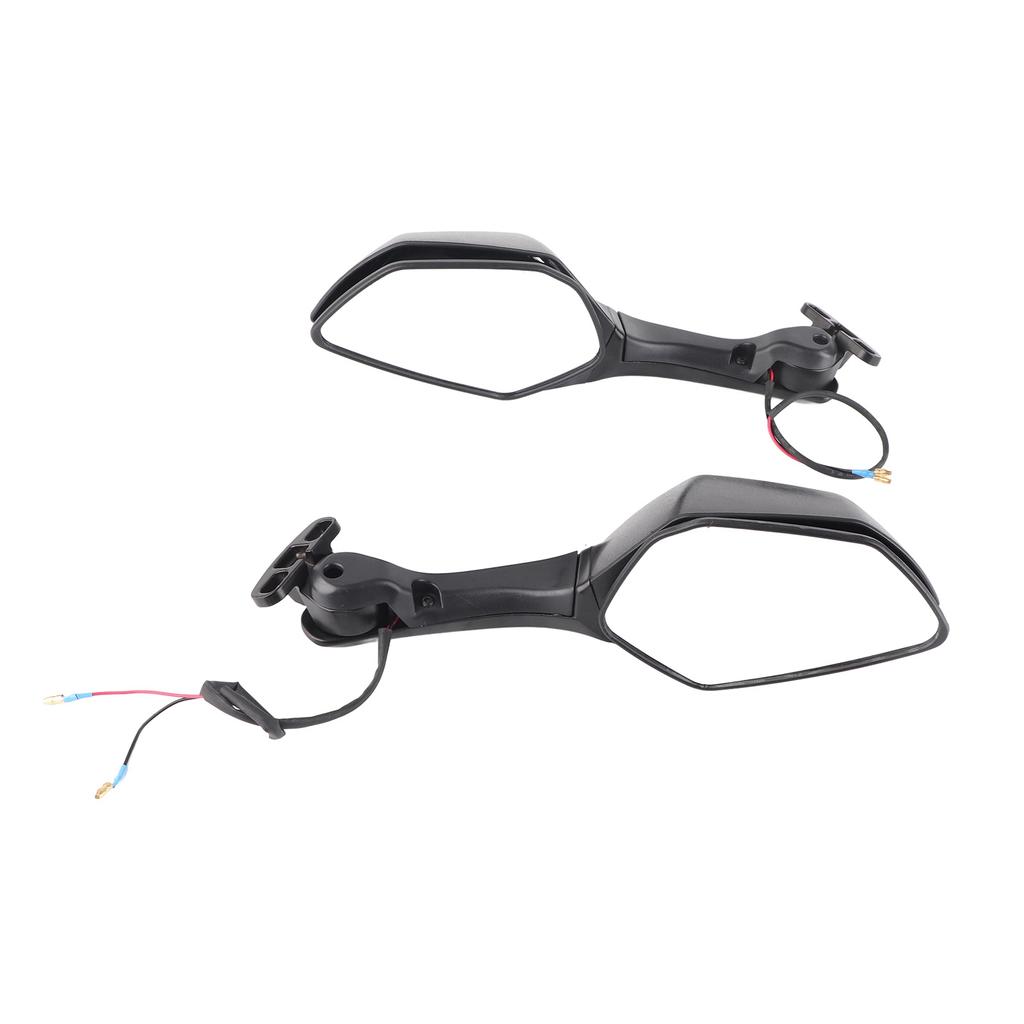 Motorcycle Rear View Mirrors with LED Turn Signal Lights Replacement for NINJA ZX10R 2011?2015