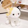 Kawaii Simulation Cat Pendent Car Key Plush Toys Soft Stuffed Kitten Animals Kids Girls Valentine's Day Gift