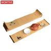 Chinese Printed Tea Tray Napkin Cloth Waterproof Table Runner Tea Mat Zen Tea Ceremony Accessories Handmade Bamboo Insulation