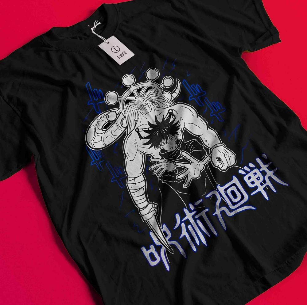 

Megumi Shirt Gojo Satoru T-Shirt Jujutsu Kaisen Tshirt Toji Tee Mahoraga Sukuna BB1530 2XL