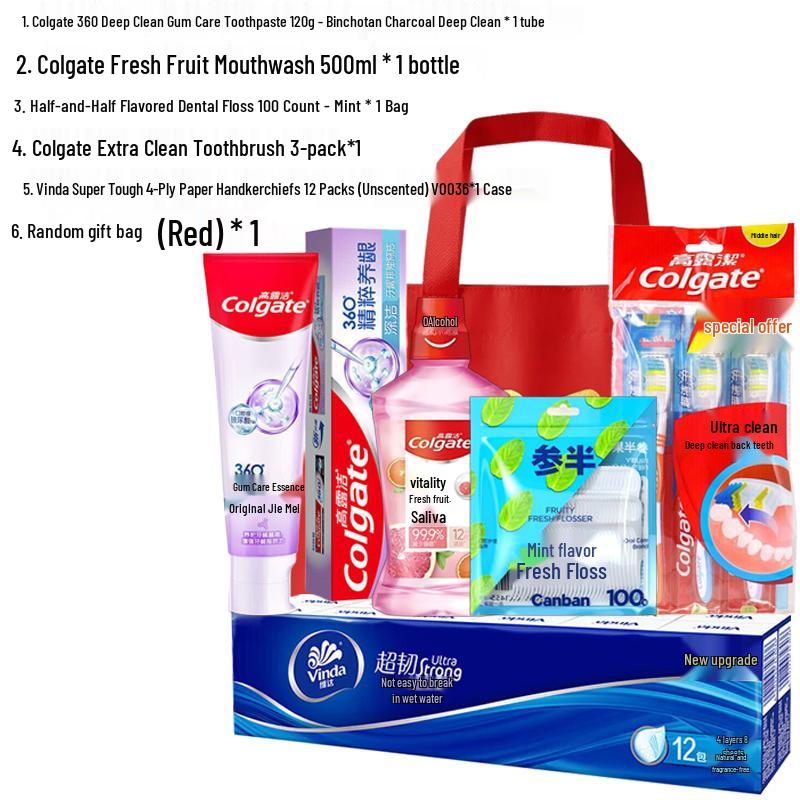 Colgate Gum Care Oral Health Holiday Gift Set