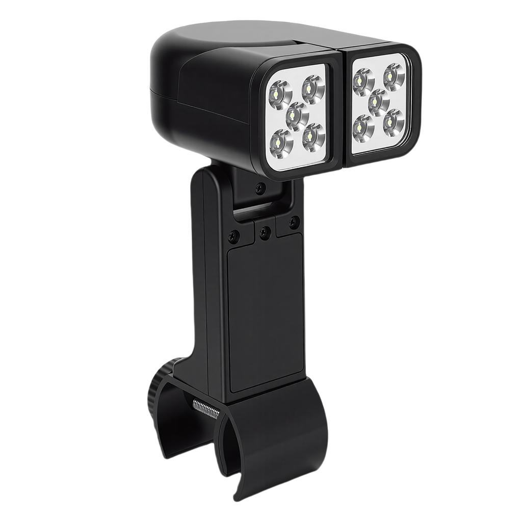 BBQ Grilling Light 360 Degree Rotatable Clip On Barbecue Grill Light with Touch Switch 10PCS F5 Light Chips Aluminum