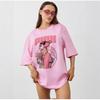 % Cotton Short-sleeved T-shirt Street Personality Fashion Versatile Temperament Wear Thin Oversize Meat Cover Top