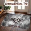 Custom Rug Linkin Park Pattern Print Name Text Soft Non‑Slip Floor Carpet for Home Indoor Decoration