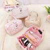 Women's Floral Makeup Bag New Arrival Travel Toiletry Cosmetic Pouch Large Capacity Portable Hand Carry Organizer Case