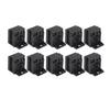 10Pcs 5P 40A Relay Socket with 50Pcs Terminals for Car Alarms Headlights Remote Start
