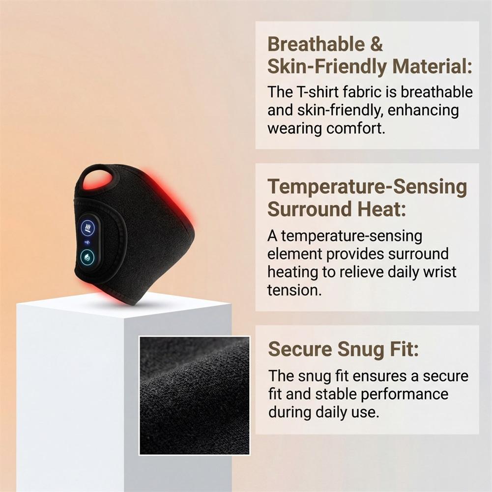 Red Light Therapy Belt Eases Wrist Pain Support Recovery Led Light Therapy Wristbands Relieves Carpal Tunnels And Tendonitis 1