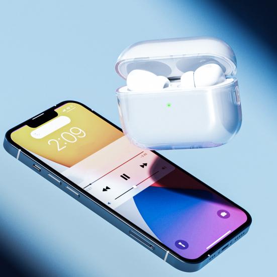 Earbud Protective Case for AirPods Pro 3 Charging Case Portable Shockproof Wireless Earphone Clear TPU Cover Protector Shell Skin