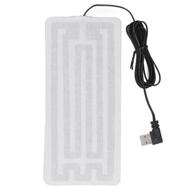 USB-Heizfolie, 7,5 x 3,5 Zoll, sicheres, langlebiges Kohlefaser-Beheiztes USB-Pad für den Taillenkörper, maschinenwaschbar
