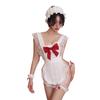 Long Night Lingerie: Sexy Cook Maid Apron with Lace and Easy-Remove Design
