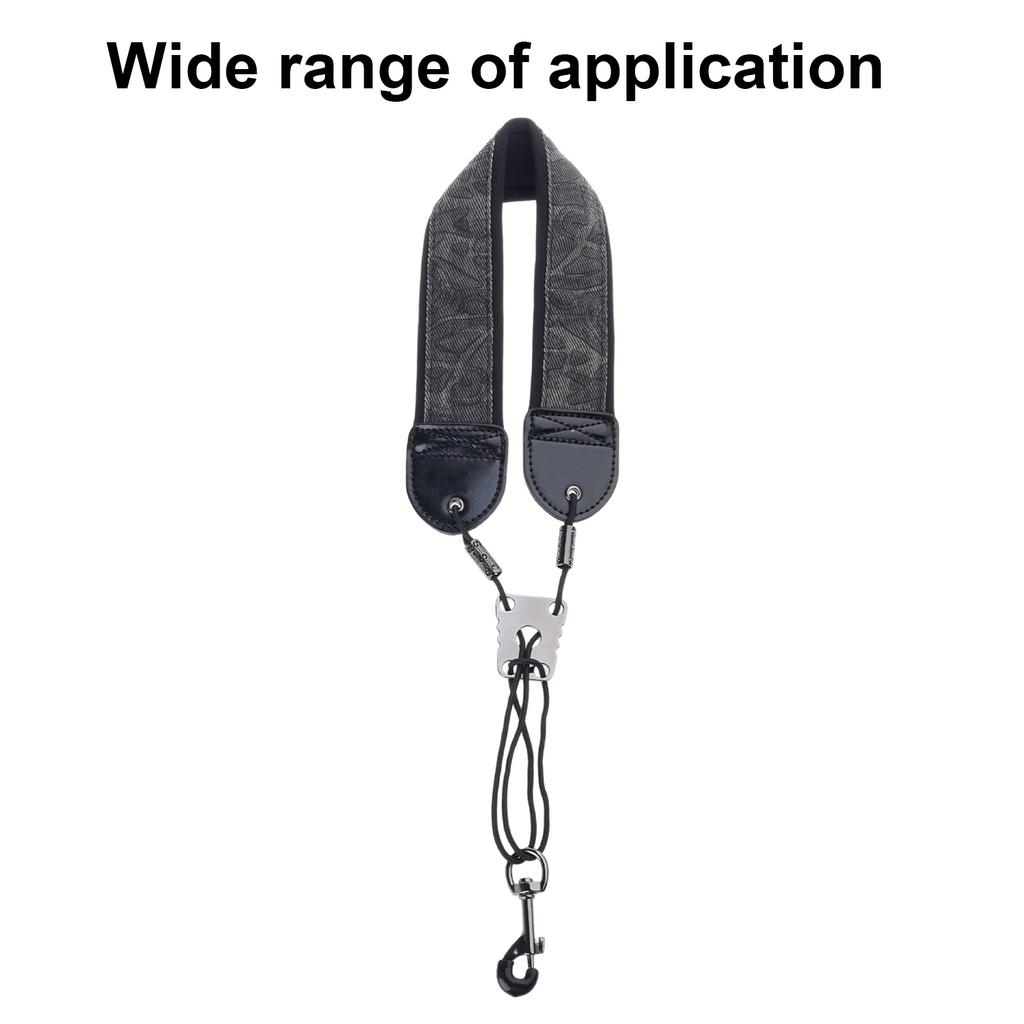 Sax Belt Saxophone Neck Strap, Sax Strap Padded for Alto Sax Tenors Clarinet Baritone Saxophone Horn Musical Instruments