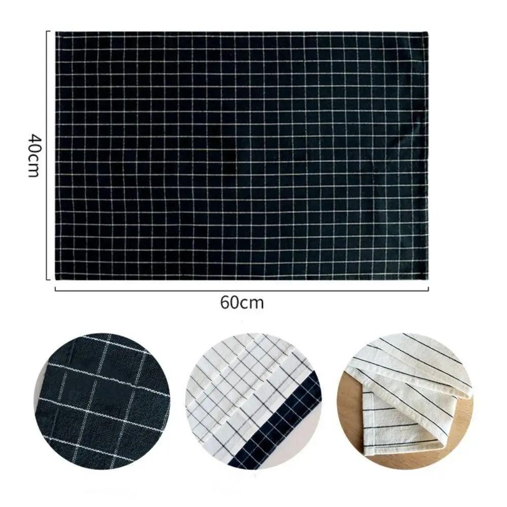 New 40x60cm Tablecloth Nordic Style Cotton Kitchen Dish Towels Super Absorbent Easy Wash Photoaphy Baund Cloth Home Decor