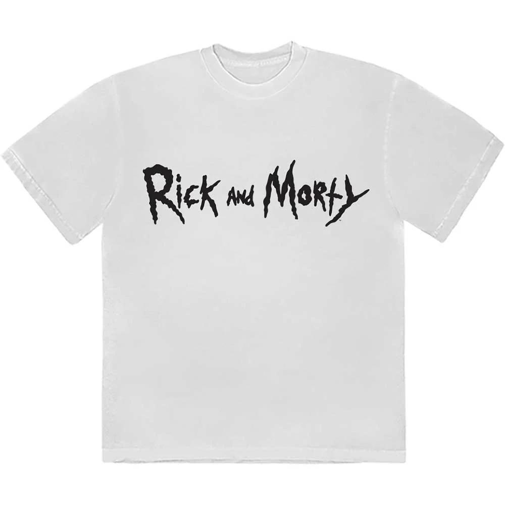 Rick & Morty T-Shirt: Mono Logo OFFICIAL NEW