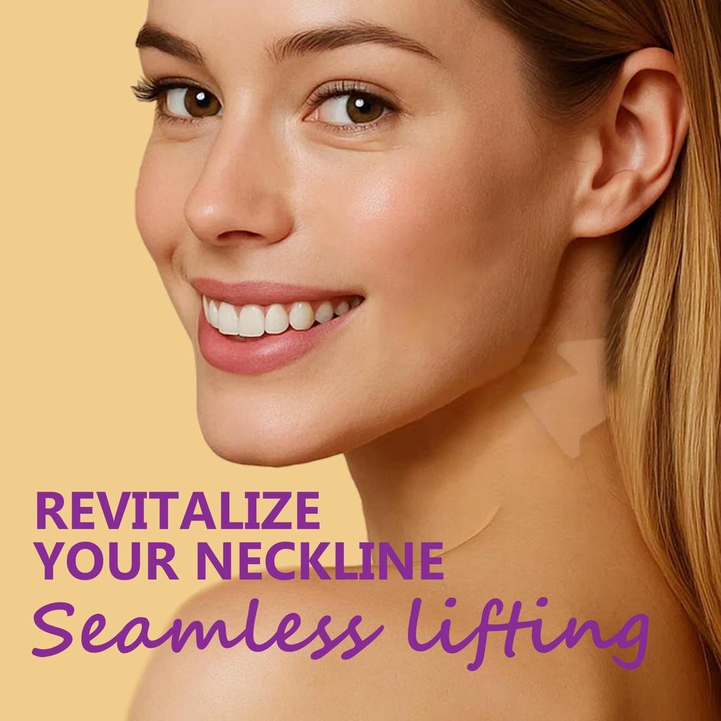 The Neck Lifting Tape Is A Reusable Neck Crease Tape With High Elasticity For Double Chins.