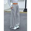 Women's Drawstring Jogging Pants Casual and Comfortable with Pockets Mid Waist Sports Pants