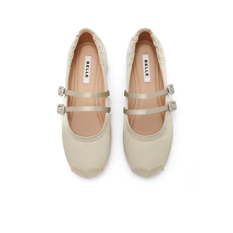 Baili Women's One-Strap Mary Jane Ballet Flats