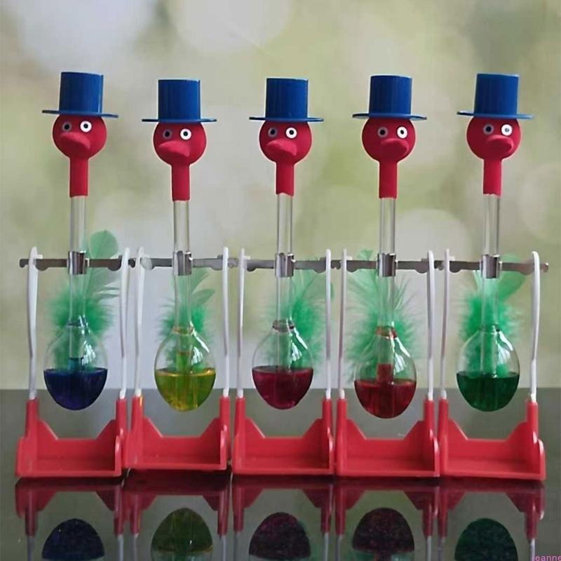 Happy Bobbing Bird Liquid Drinking Toy Creative None-Stop Liquid Drinking Glass Lucky Bird Duck Bobbing Magics Prank Toy