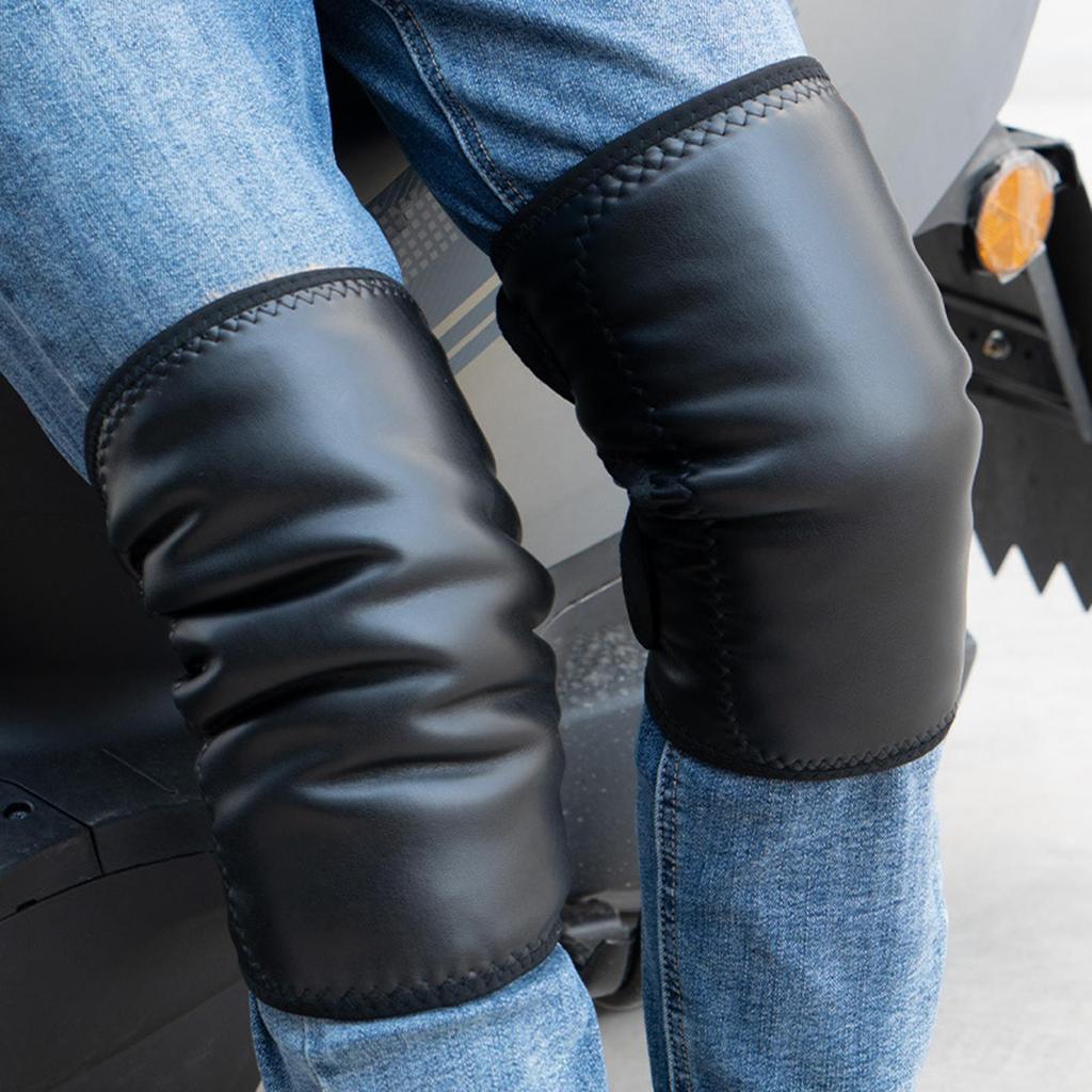 Knee Warmers Leg Thermal Sleeve Motorcycle Knee Warmers For Cycling Motorcycle Bike Winter Sports Daily Commuting Camping Hiking