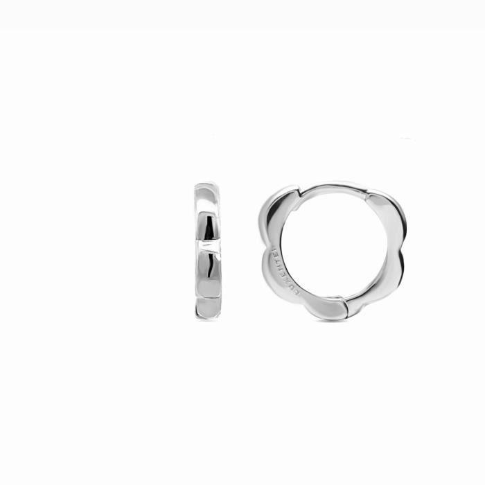 Boucles d'oreilles Luxenter Diwon, rhodiées, avec finition rhodiée