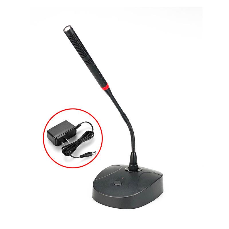 Professional Gooseneck Desktop Microphone for Conferences and Speeches