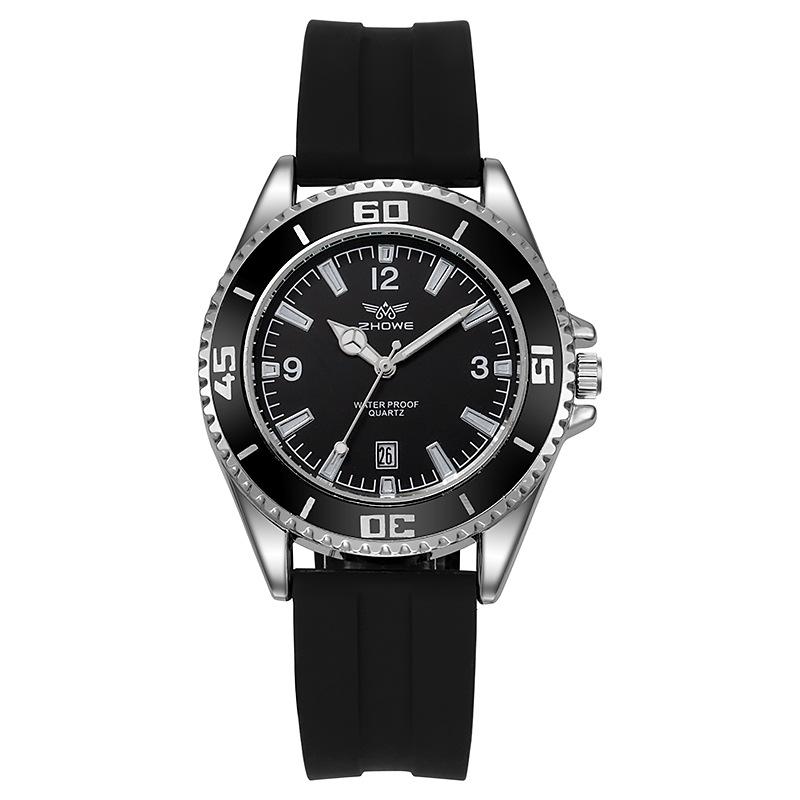 Silicone Tape Green Water Ghost Sports Watch Men'S Luminous Men'S Business Quartz Watch, Not Waterproof Watch Now