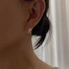 [92.5 silver]x hook onetouch earrings