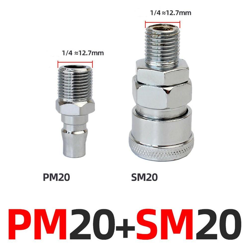 Quick Release Air Line Hose Fittings Coupler Connector 8mm Compressor SP20 PP20