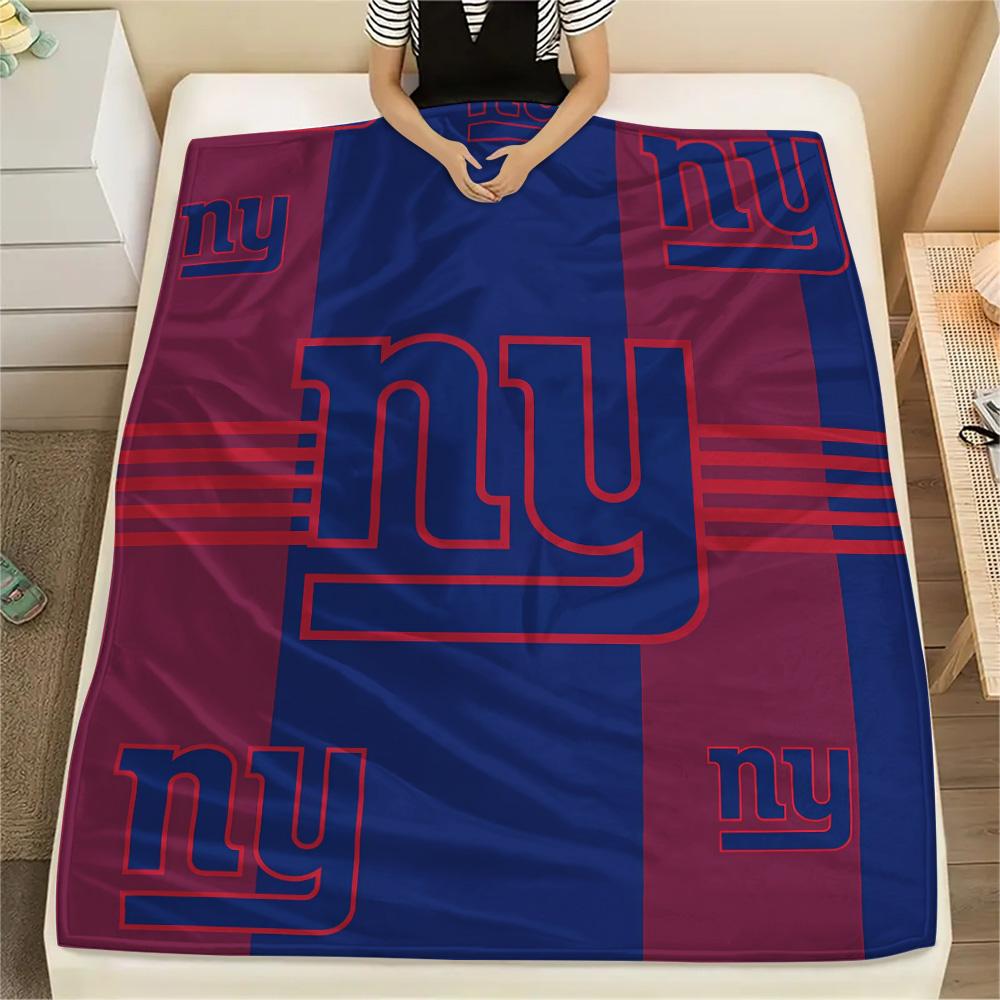 New York Giants Flannel Blanket, High Quality Comfortable for All Seasons, Home Decor, Warmth and Comfort