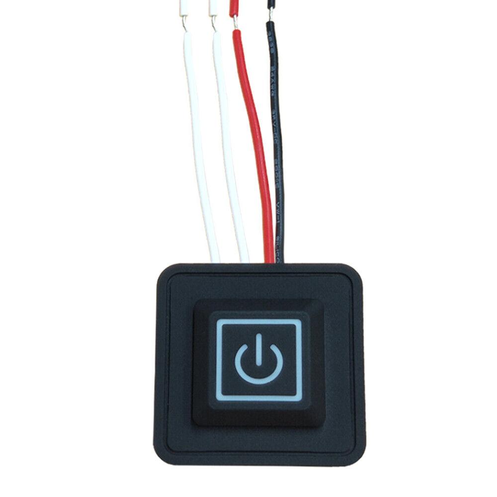 1PCS 3.7-12V DIY Temperature Controller Rheostat Silicone Button Switch Waterproof Temperature Control Switch