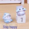 Mini Cat Pudding Ornament | Stress Relief Desk & Car Decor
