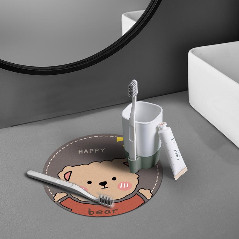 Household Upholstery Diatom Mud Cup Mat Ironing Place Mat Toiletries Mat Heat Absorbent Cup Mat