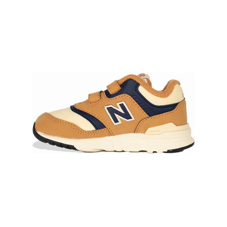 New Balance NB 997H Износостойкие Дышащие Низкие Детские Туфли Коричневый Синий Для Младенцев И Малышей IZ997HGT 25