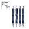 6pcs Bed Sheet Fasteners Mattress Clip Beddings Supply for Mattress Cover Decors